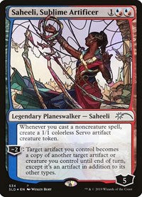 Saheeli, Sublime Artificer (Stained Glass) (534) [Secret Lair Drop Series]