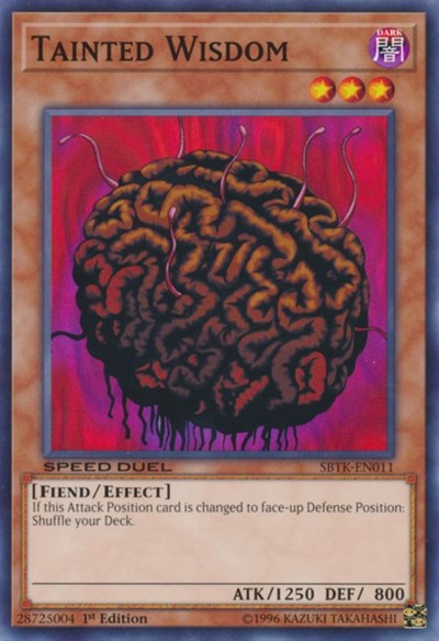 Tainted Wisdom (SBTK-EN011) [Speed Duel: Trials of the Kingdom]