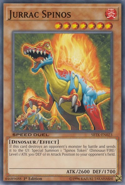 Jurrac Spinos (SBTK-EN023) [Speed Duel: Trials of the Kingdom]