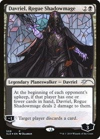Davriel, Rogue Shadowmage (Stained Glass) (509) [Secret Lair Drop Series]