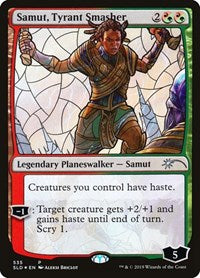 Samut, Tyrant Smasher (Stained Glass) (535) [Secret Lair Drop Series]