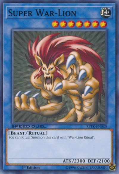 Super War-Lion (SBTK-EN030) [Speed Duel: Trials of the Kingdom]