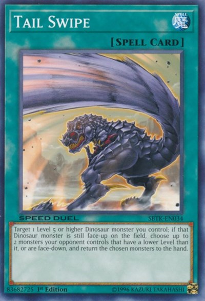Tail Swipe (SBTK-EN034) [Speed Duel: Trials of the Kingdom]