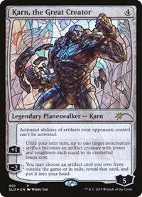 Karn, the Great Creator (Stained Glass) (501) [Secret Lair Drop Series]