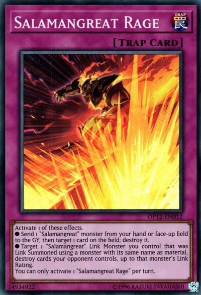 Salamangreat Rage (OP12-EN012) [OTS Tournament Pack 12]