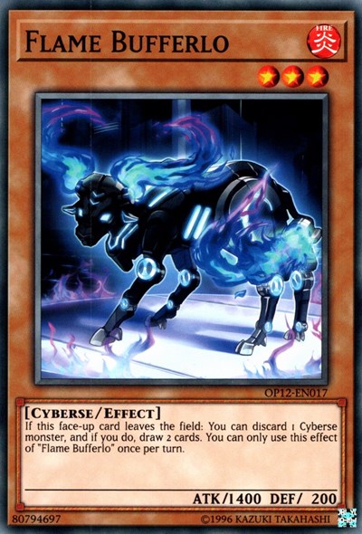 Flame Bufferlo (OP12-EN017) [OTS Tournament Pack 12]