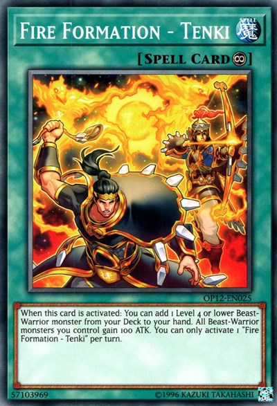 Fire Formation - Tenki (OP12-EN025) [OTS Tournament Pack 12]