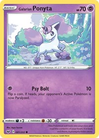 Galarian Ponyta (081/202) [SWSH01: Sword & Shield Base Set]