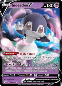 Indeedee V (091/202) [SWSH01: Sword & Shield Base Set]