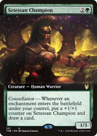 Setessan Champion (Extended Art) (331) [Theros Beyond Death]