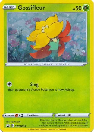 Gossifleur SWSH010  - Holofoil SWSH Sword & Shield Promo Cards - Promo