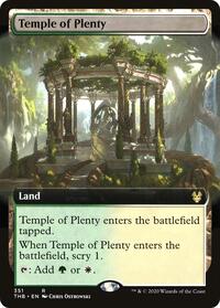 Temple of Plenty (Extended Art) (351) [Theros Beyond Death]