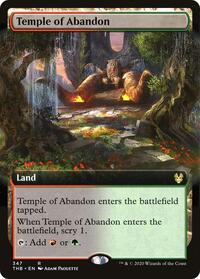 Temple of Abandon (Extended Art) (347) [Theros Beyond Death]