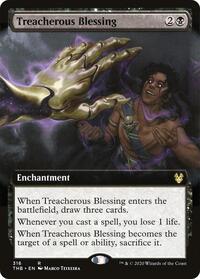 Treacherous Blessing (Extended Art) (316) [Theros Beyond Death]