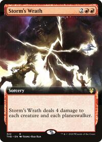 Storm's Wrath (Extended Art) (322) [Theros Beyond Death]