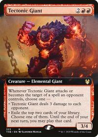 Tectonic Giant (Extended Art) (323) [Theros Beyond Death]