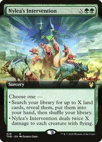 Nylea's Intervention (Extended Art) (329) [Theros Beyond Death]