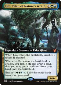 Uro, Titan of Nature's Wrath (Extended Art) (343) [Theros Beyond Death]