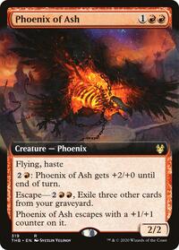 Phoenix of Ash (Extended Art) (319) [Theros Beyond Death]