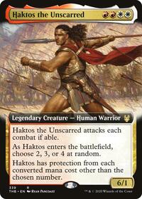 Haktos the Unscarred (Extended Art) (339) [Theros Beyond Death]