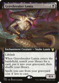 Gravebreaker Lamia (Extended Art) (314) [Theros Beyond Death]
