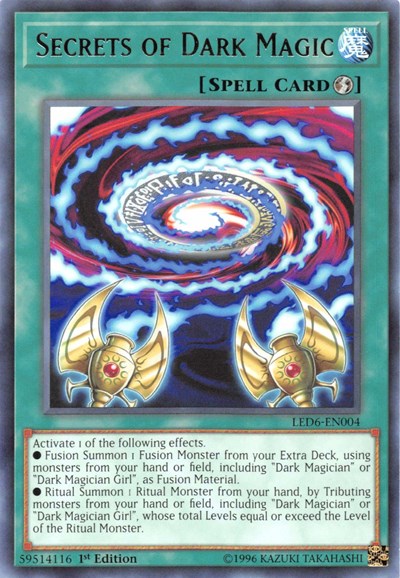 Secrets of Dark Magic (LED6-EN004) [Legendary Duelists: Magical Hero]