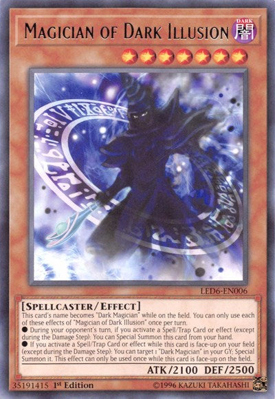 Magician of Dark Illusion (LED6-EN006) [Legendary Duelists: Magical Hero]