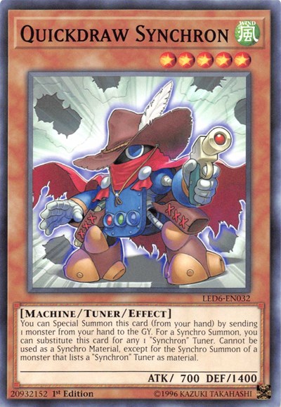 Quickdraw Synchron (LED6-EN032) [Legendary Duelists: Magical Hero]