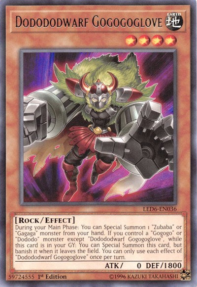 Dodododwarf Gogogoglove (LED6-EN036) [Legendary Duelists: Magical Hero]