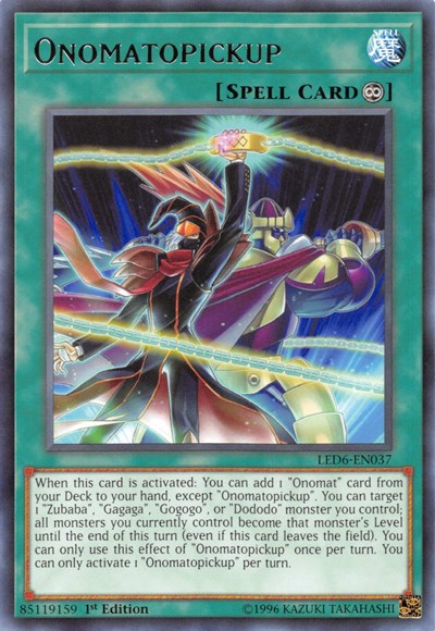 Onomatopickup (LED6-EN037) [Legendary Duelists: Magical Hero]