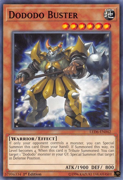 Dododo Buster (LED6-EN042) [Legendary Duelists: Magical Hero]