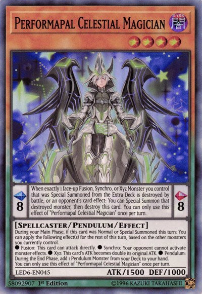 Performapal Celestial Magician (LED6-EN045) [Legendary Duelists: Magical Hero]