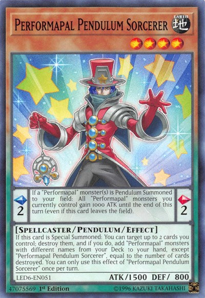 Performapal Pendulum Sorcerer (LED6-EN051) [Legendary Duelists: Magical Hero]