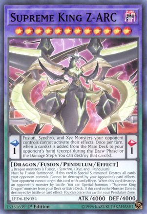Supreme King Z-ARC (LED6-EN054) - Legendary Duelists: Magical Hero Unlimited