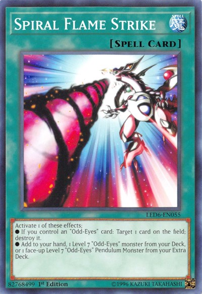 Spiral Flame Strike (LED6-EN055) [Legendary Duelists: Magical Hero]