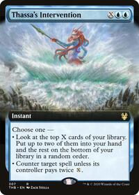 Thassa's Intervention (Extended Art) (307) [Theros Beyond Death]