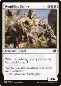 Rumbling Sentry (35) [Theros Beyond Death]