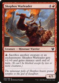 Skophos Warleader (154) [Theros Beyond Death]