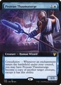 Protean Thaumaturge (Extended Art) (306) [Theros Beyond Death]