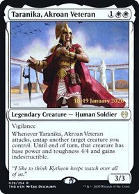 Taranika, Akroan Veteran (39) [Prerelease Cards]