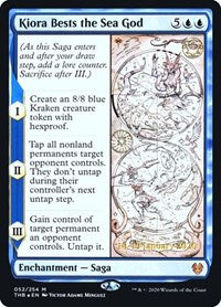 Kiora Bests the Sea God (52) [Prerelease Cards]