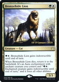 Bronzehide Lion (210) [Prerelease Cards]