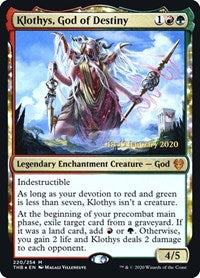 Klothys, God of Destiny (220) [Prerelease Cards]