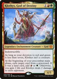 Klothys, God of Destiny (220) [Promo Pack: Theros Beyond Death]