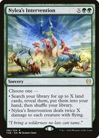 Nylea's Intervention (188) [Promo Pack: Theros Beyond Death]