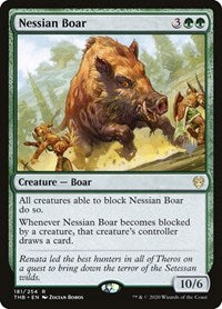 Nessian Boar (181) [Promo Pack: Theros Beyond Death]