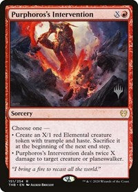 Purphoros's Intervention (151) [Promo Pack: Theros Beyond Death]