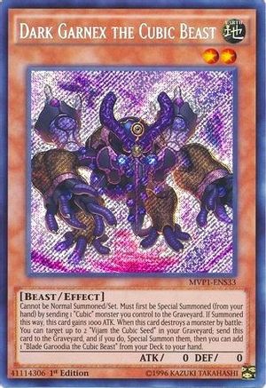 Dark Garnex the Cubic Beast (MVP1-ENS33) - The Dark Side of Dimensions Movie Pack: Secret Edition 1st Edition