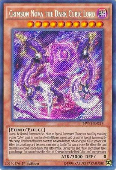 Crimson Nova the Dark Cubic Lord (MVP1-ENS39) [The Dark Side of Dimensions Movie Pack: Secret Edition]