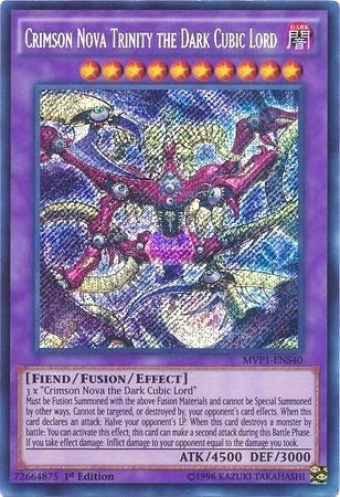 Crimson Nova Trinity the Dark Cubic Lord (MVP1-ENS40) [The Dark Side of Dimensions Movie Pack: Secret Edition]